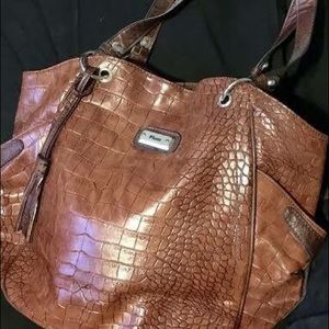 Medium to large Plum brand tote